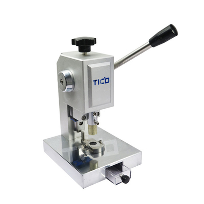 satın al Manual Coin Cell Disc Cutter Laboratuvar Masaüstü Disk Bıçaklama Makinesi online manufacture