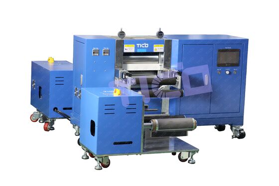 satın almak 400 mm genişliğinde Winder & Unwinder ile ısı hidrolik kalender makinesi Çevrimiçi üretim