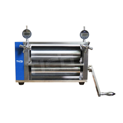 Benchtop Battery Calendering Machine Manual Rolling Press Machine HRC62 200mm Genişliği